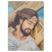 Christlicher Glaube Jesus Christus Klemmbrett (Rückseite)