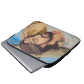 Christlicher Glaube Jesus Christus Laptopschutzhülle (Vorne Knopf)
