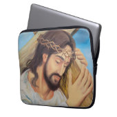 Christlicher Glaube Jesus Christus Laptopschutzhülle (Vorderseite Links)