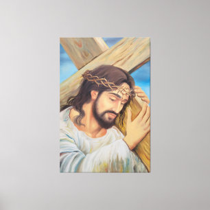 Christlicher Glaube Jesus Christus Leinwanddruck