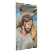 Christlicher Glaube Jesus Christus Mini Klemmbrett (Schrägansicht)