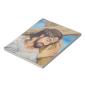 Christlicher Glaube Jesus Christus Notizblock (Rotiert)