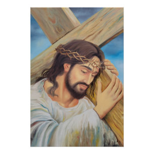 Christlicher Glaube Jesus Christus Poster