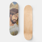 Christlicher Glaube Jesus Christus Skateboard (Vorderseite)