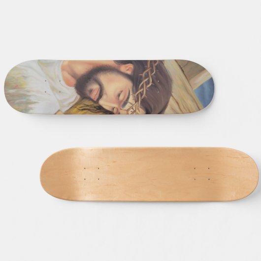 Christlicher Glaube Jesus Christus Skateboard (Horizontal)