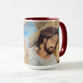 Christlicher Glaube Jesus Christus Tasse (VorderseiteRechts)