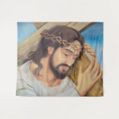 Christlicher Glaube Jesus Christus Wandteppich (Vorderseite (Horizontal))