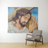 Christlicher Glaube Jesus Christus Wandteppich (Beispiel (Horizontal))