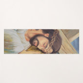 Christlicher Glaube Jesus Christus Yogamatte (Vorderseite (Horizontal))