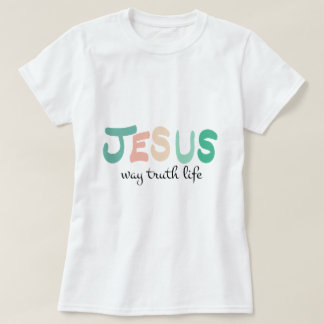 Christlicher Glaube: Jesus - ganz wie das wahre Le T-Shirt