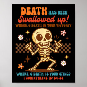 Christlicher Glaube Jesus Gott Der lange Tod ist S Poster