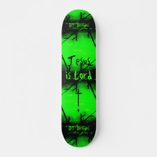 Christlicher Glaube Jesus ist Lord Skateboard (Vorne)