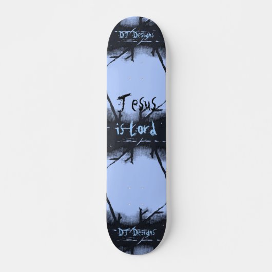 Christlicher Glaube Jesus ist Lord Skateboard (Vorne)