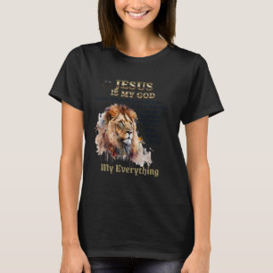 Christlicher Glaube Jesus ist mein Gott König, Her T-Shirt