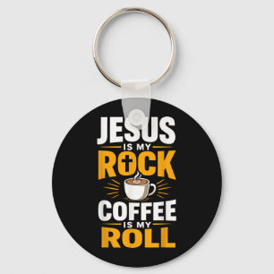 Christlicher Glaube Jesus Kaffee Morgen Gebet Schlüsselanhänger
