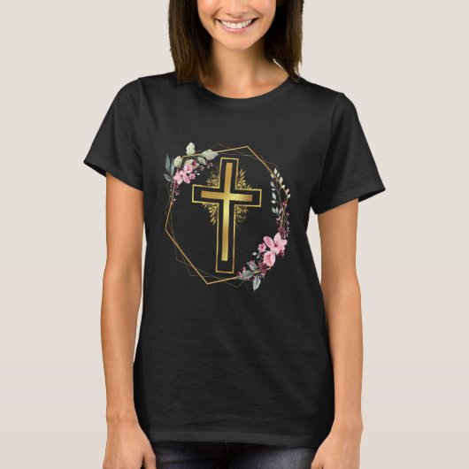 Christlicher Glaube Jesus katholische Religion kre T-Shirt (Vorderseite)
