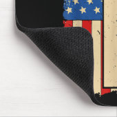 Christlicher Glaube Jesus Rette Amerika Patriotisc Mousepad (Ecke)