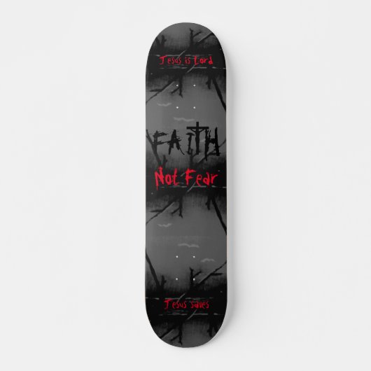 Christlicher Glaube Jesus Skateboard (Vorne)