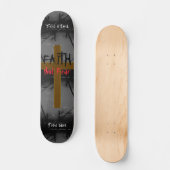 Christlicher Glaube Jesus Skateboard (Vorderseite)