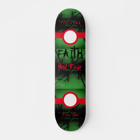 Christlicher Glaube Jesus Skateboard (Vorne)