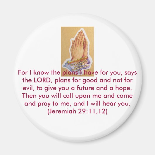 Christlicher Glaube Magnet Aufkleber ganz Verkauf (Vorne)