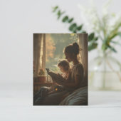 Christlicher Glaube | Mama und Kind Postkarte (Stehend Vorderseite)