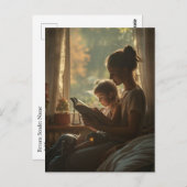 Christlicher Glaube | Mama und Kind Postkarte (Vorne/Hinten)