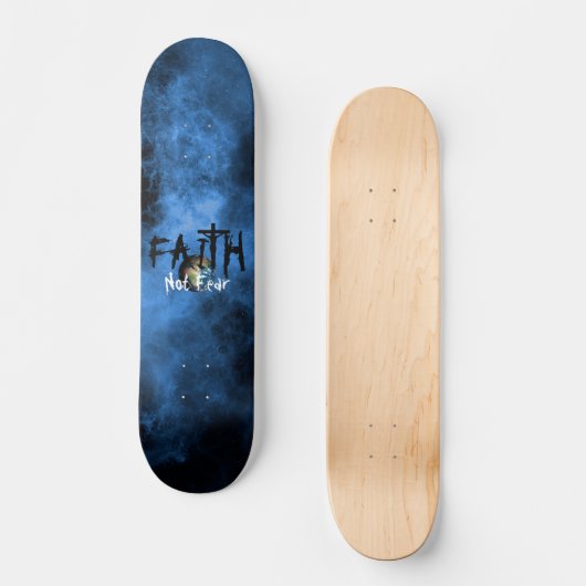 Christlicher Glaube Skateboard (Vorderseite)