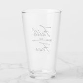 Christlicher Glaube über Angst Glas (Rückseite)