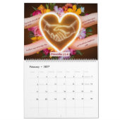 Christlicher Glaube und Ermutigung - Kalender 2025 (Feb 2027)