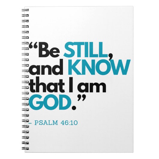 Christlicher Glaube weiß, dass ich ein GOD-Notizbu Notizblock (Vorderseite)