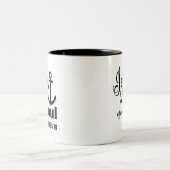 Christlicher Glaube Zweifarbige Tasse (Mittel)