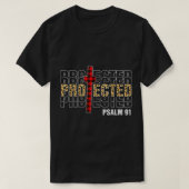 Christlicher Glaubengeschützter Psalmen 91 Leopard T-Shirt (Design vorne)