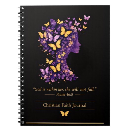 Christlicher Glaubensjournal – Psalm 46,5 Notizblock (Vorderseite)
