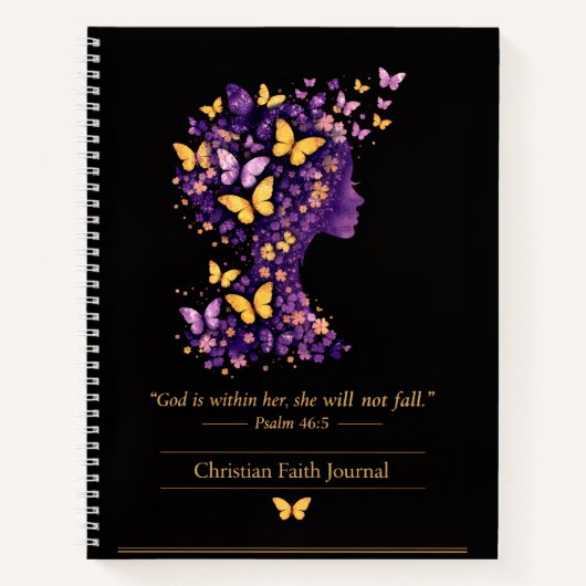 Christlicher Glaubensjournal – Psalm 46,5 Notizblock (Vorderseite)