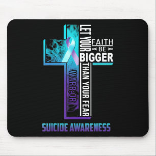 Christlicher Glaubenssatz für Mental Health Suizid Mousepad