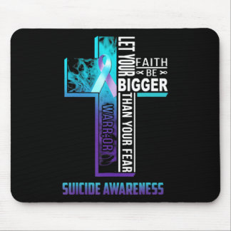 Christlicher Glaubenssatz für Mental Health Suizid Mousepad