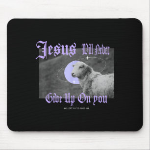 Christlicher Glaubenssatz Jesus Lamb Apparel Mousepad