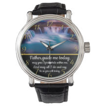 Christlicher Glaubenssatz mit Vater, führe mich