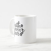 Christlicher Glaubensvers Kaffeetasse (Vorderseite Links)