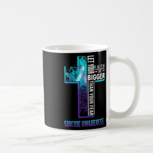 Christlicher Glaubenszitat für psychische Gesundhe Kaffeetasse