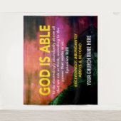 Christlicher GOD IST BÖSER BÖSER 3:20 Wandteppich (Vorderseite)