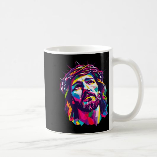 Christlicher Gott Christus Religiös Glauben Gesegn Kaffeetasse (Rechts)