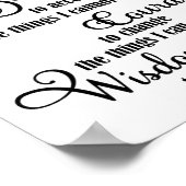 Christlicher Gott gibt mir die Gelassenheit, zu be Poster (Ecke)