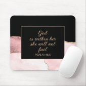 Christlicher Gott in ihrer rosa Goldmarmor Mousepad (Mit Mouse)