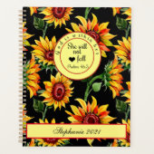 Christlicher Gott ist in ihrem Fall Sonnenblume 20 Planer (Vorderseite)