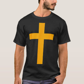 Christlicher Gott Jesus kreuzen Orange T-Shirt