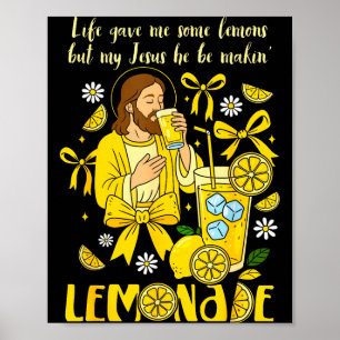 Christlicher Gott Religiös Mein Jesus Er Macht Lem Poster