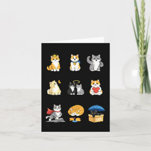 Christlicher Gott sagt Katze Jesus Bibelvers Glaub Karte