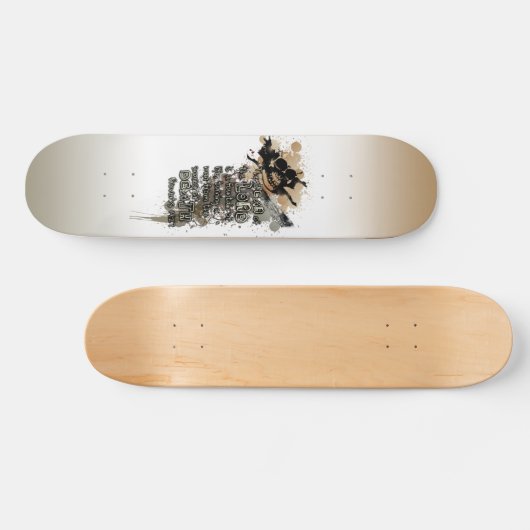 Christlicher Grunge Skateboard (Horizontal)